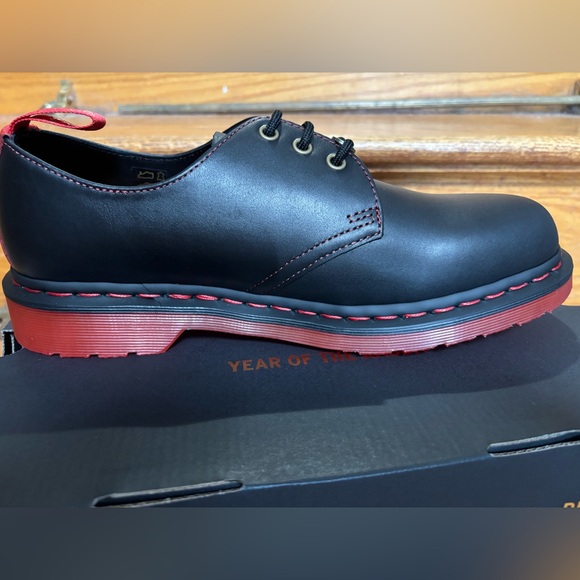 Dr. Martens Lunar New Year Black and Red 1461 Oxfords (Year of the Rabbit) main image 13